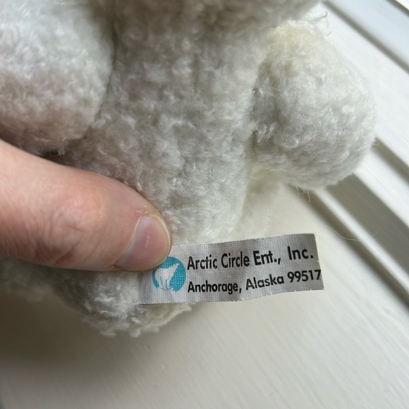 ARTIC CIRCLE ENTERPRISES INC WHITE VINTAGE TEDDY BEAR - Picture 9 of 12